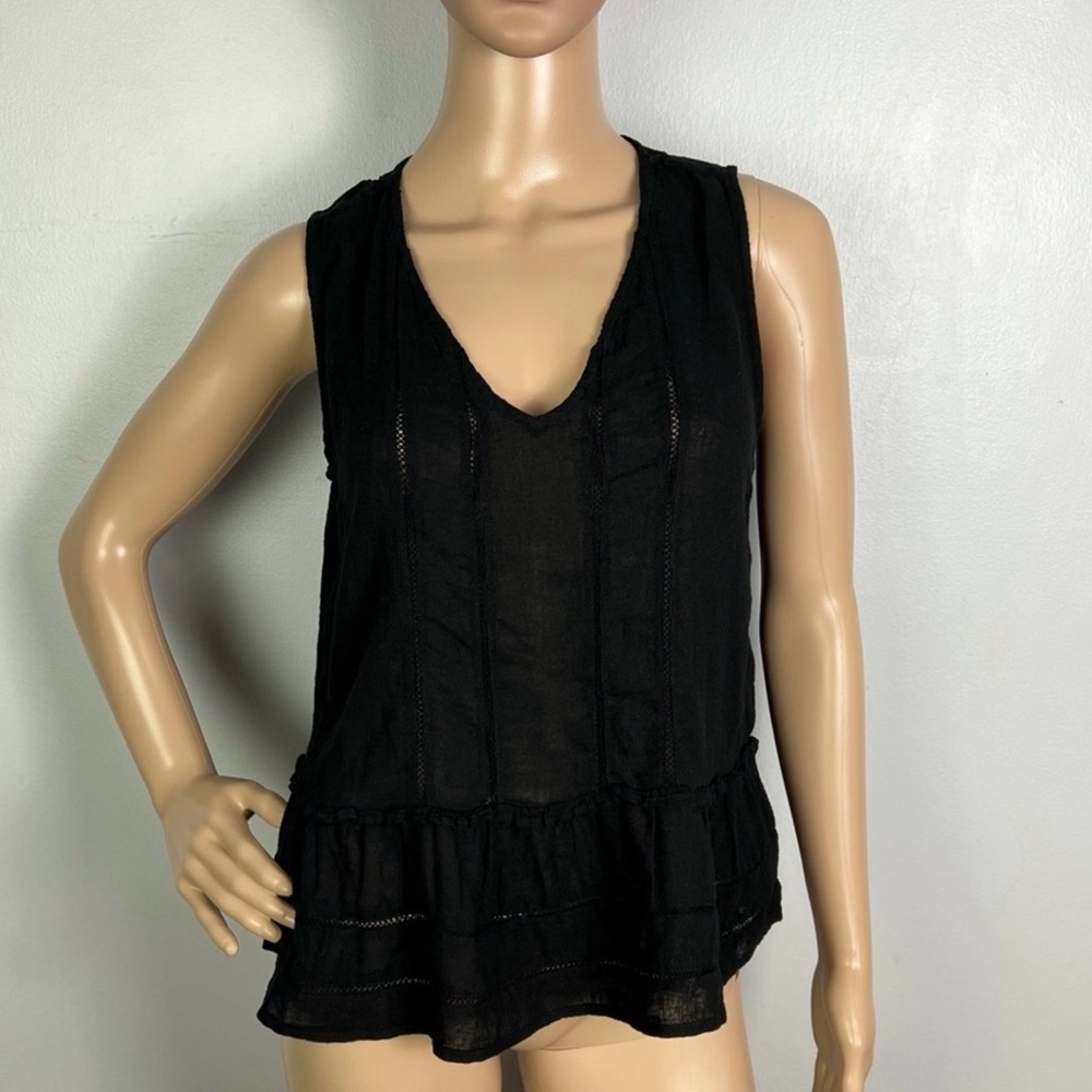RAILS BLACK SLEEVELESS TOP - Picture 2 of 8